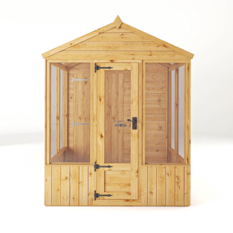 Mercia 10 x 6 Premium Woodsman Apex Styrene Combi Greenhouse