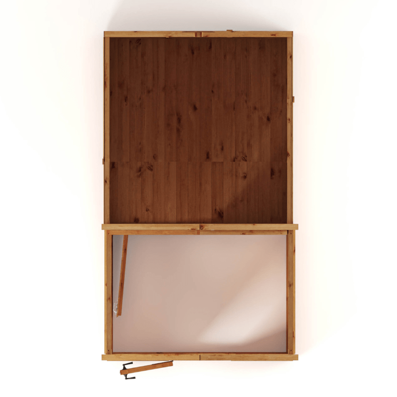 Mercia 10 x 6 Premium Woodsman Apex Styrene Combi Greenhouse