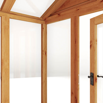 Mercia 10 x 6 Premium Woodsman Apex Styrene Combi Greenhouse