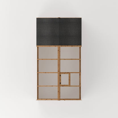 Mercia 12 x 6 Tongue and Groove Combi Greenhouse and Wooden Storage Shed