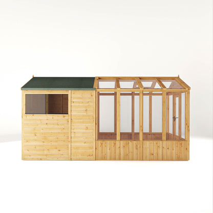 Mercia 14 x 6 Premium Woodsman Apex Styrene Combi Greenhouse