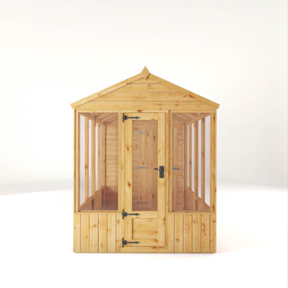 Mercia 14 x 6 Premium Woodsman Apex Styrene Combi Greenhouse