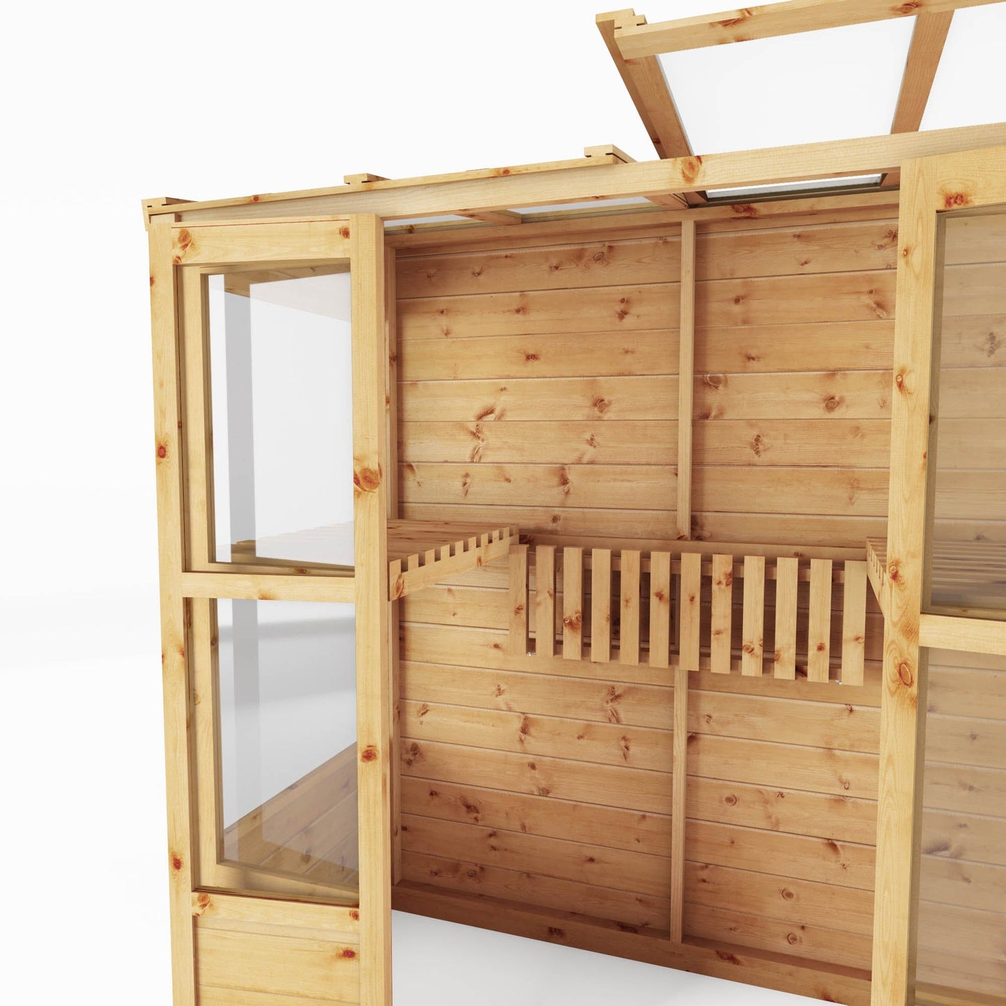 Mercia 6 x 3 Wooden Victorian Greenhouse