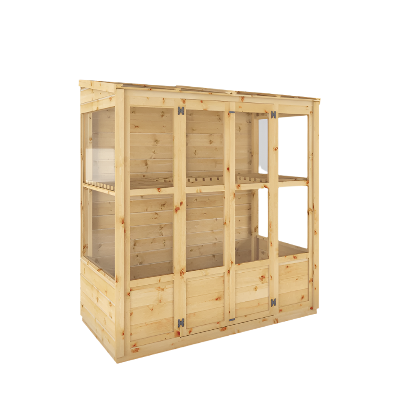 Mercia 6 x 3 Wooden Victorian Greenhouse
