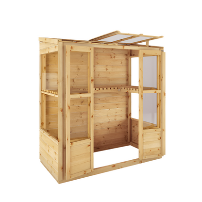 Mercia 6 x 3 Wooden Victorian Greenhouse