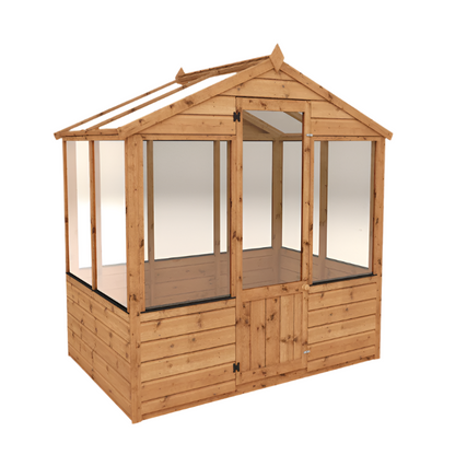 Mercia 6 x 4 Evesham Traditional Wooden Greenhouse