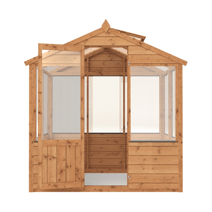 Mercia 6 x 4 Evesham Traditional Wooden Greenhouse