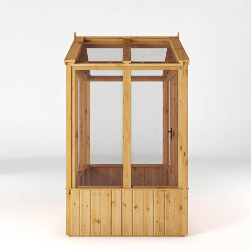 Mercia 6 x 4 Premium Woodsman Apex Glass Greenhouse