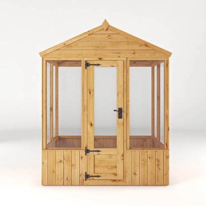Mercia 6 x 4 Premium Woodsman Apex Glass Greenhouse