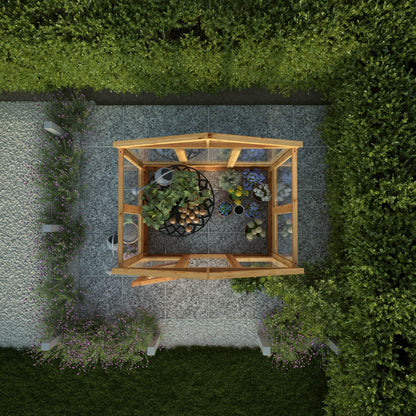 Mercia 6 x 4 Premium Woodsman Apex Glass Greenhouse