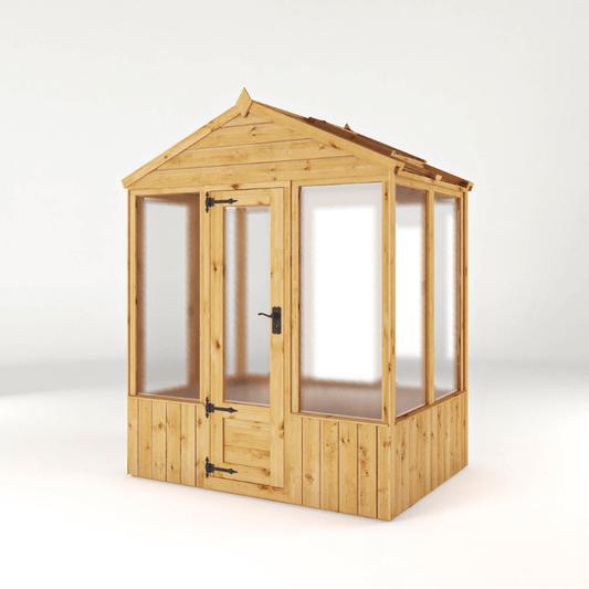 Mercia 6 x 4 Premium Woodsman Apex Polycarbonate Greenhouse