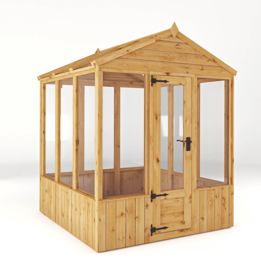 Mercia 6 x 6 Premium Woodsman Apex Glass Greenhouse