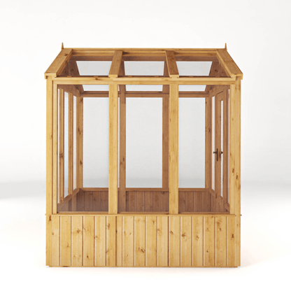 Mercia 6 x 6 Premium Woodsman Apex Glass Greenhouse