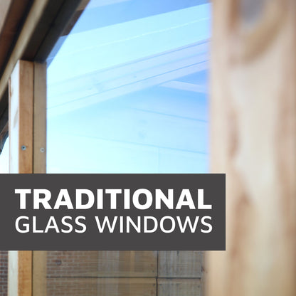 Mercia 6 x 6 Premium Woodsman Apex Glass Greenhouse