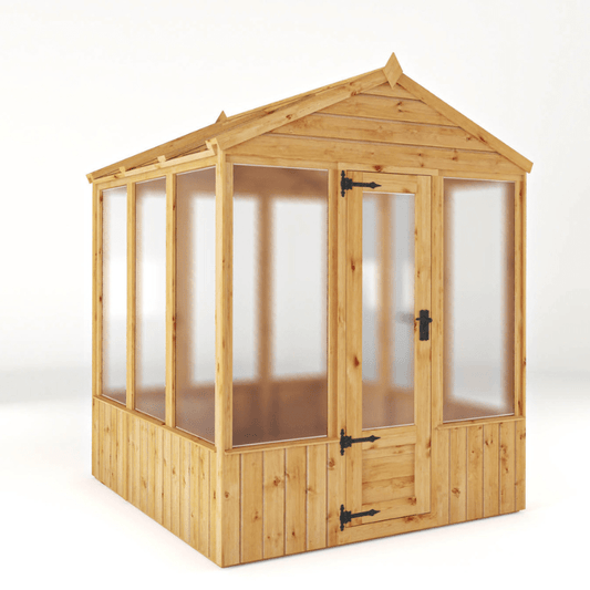 Mercia 6 x 6 Premium Woodsman Apex Polycarbonate Greenhouse