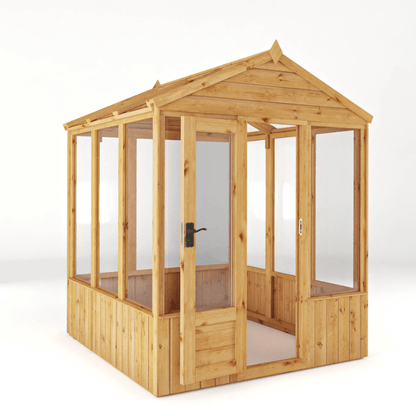 Mercia 6 x 6 Premium Woodsman Apex Styrene Greenhouse