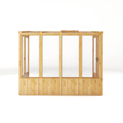 Mercia 8 x 4 Premium Woodsman Pent Glass Lean-To Greenhouse