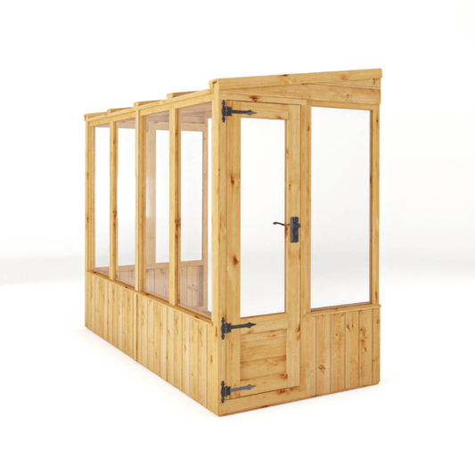 Mercia 8 x 4  Premium Woodsman Pent Styrene Lean-To Greenhouse