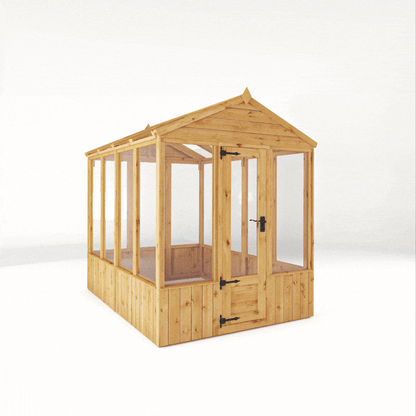 Mercia 8 x 6 Premium Woodsman Apex Polycarbonate Greenhouse