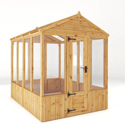 Mercia 8 x 6 Premium Woodsman Apex Styrene Greenhouse