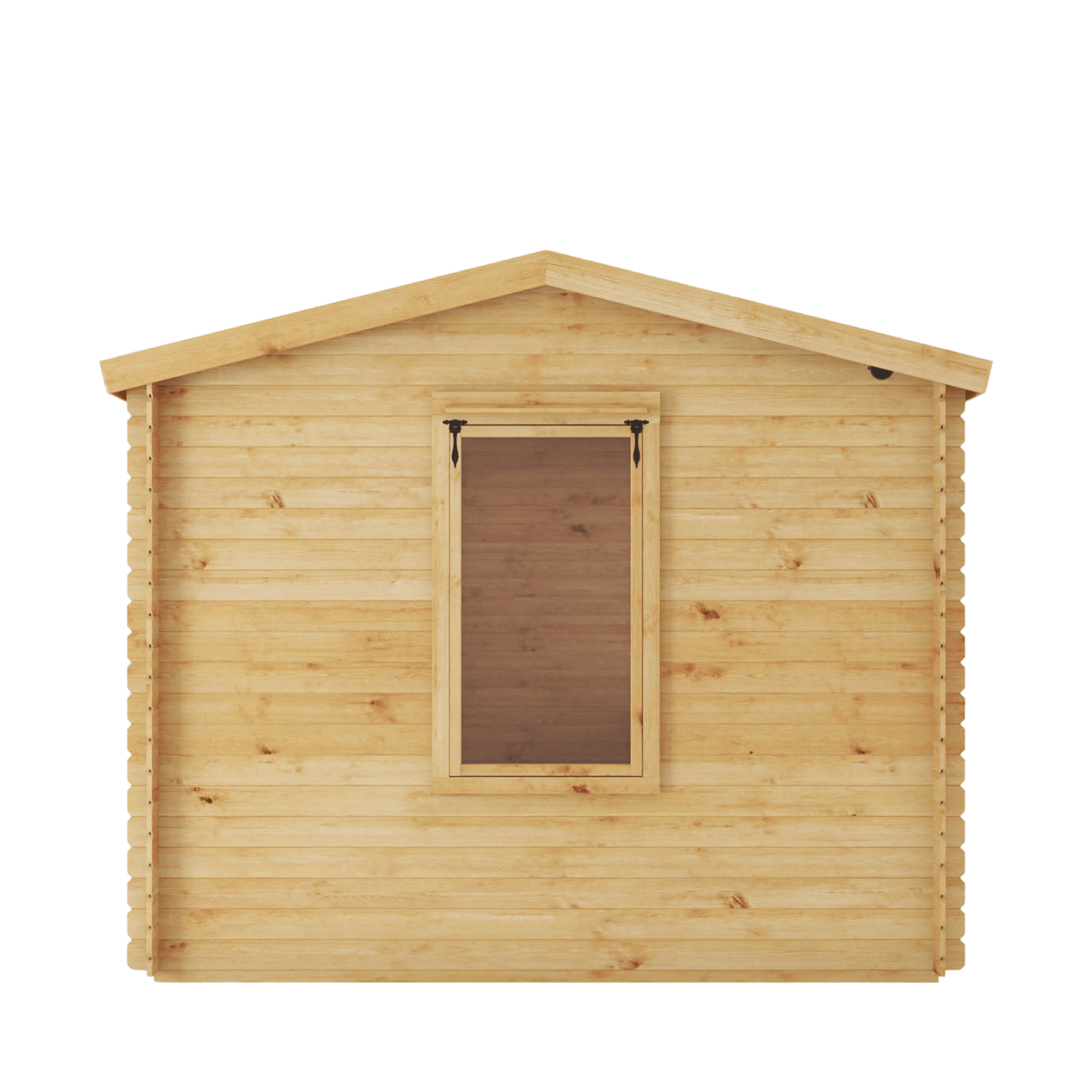Mercia 17 x 10 (5.1m x 3m) Reverse Apex Log Cabin With Side Shed - 19mm