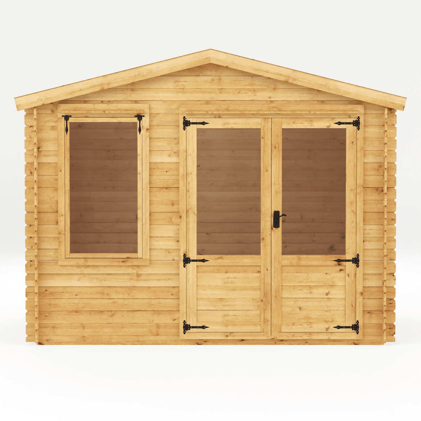 Mercia 9 x 11 (2.6m x 3.3m) Log Cabin - 19mm Logs