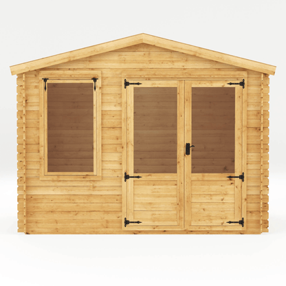 Mercia 9 x 11 (2.6m x 3.3m) Log Cabin - 19mm Logs