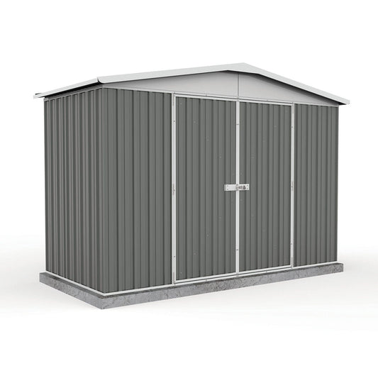 Absco 10 x 5 Regent Metal Shed (3m x 1.44m) Woodland Grey - Anchor Kit Included