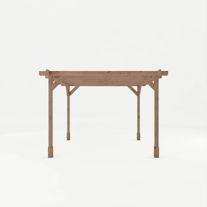 Mercia 10 x 10 (3.0m x 3.0m) Traditional Pressure Treated Wooden Pergola