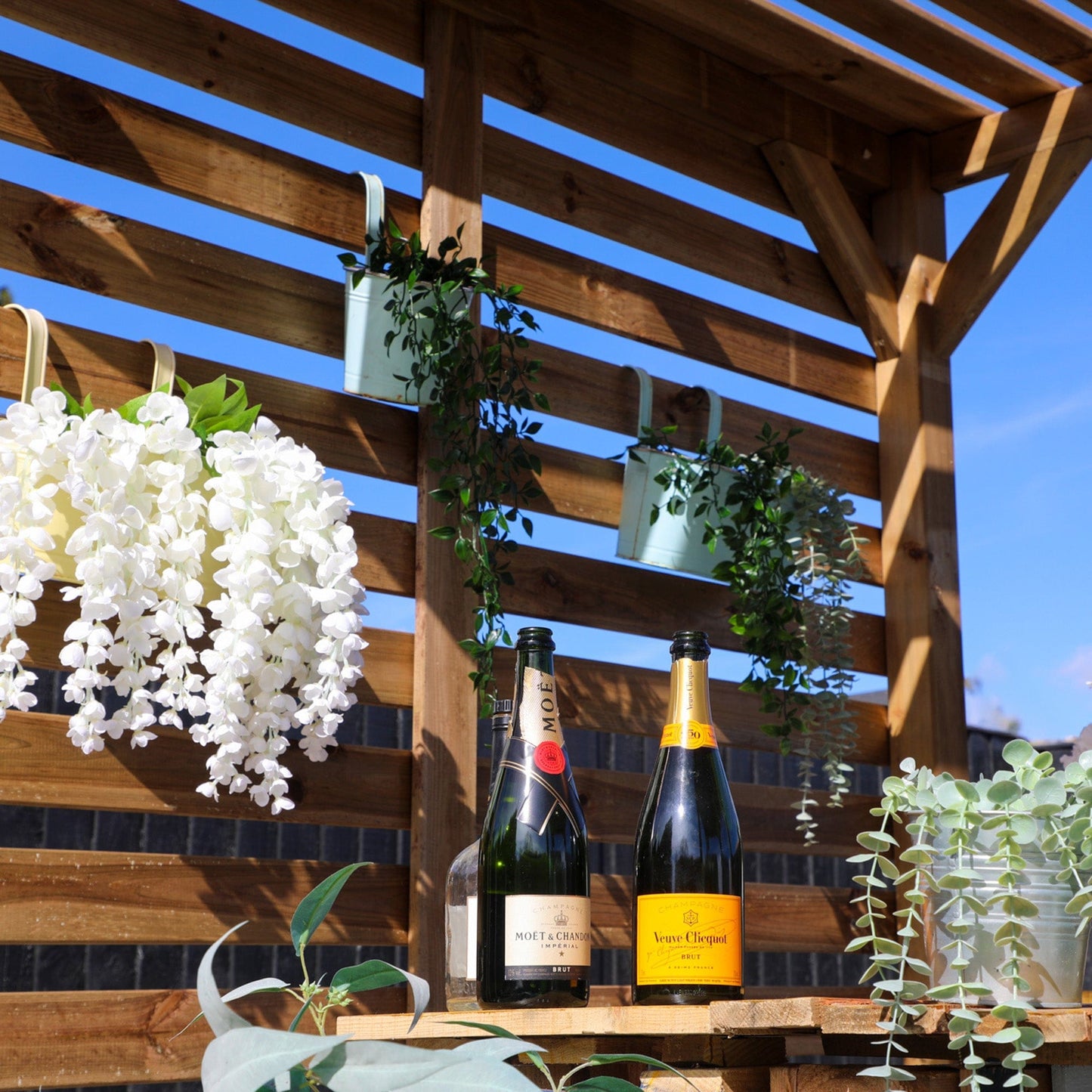 Mercia 13 x 7 (4.0m x 2.0m) Pressure Treated Modern Wooden Pergola