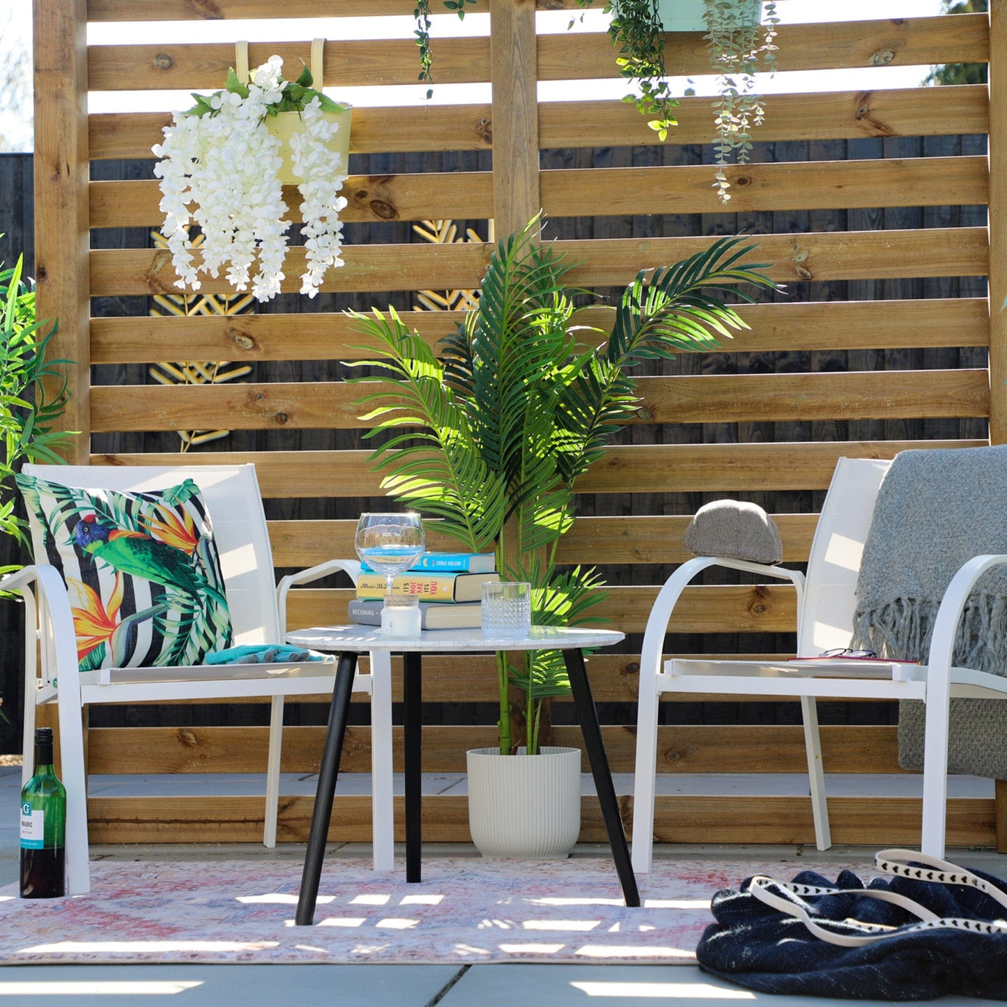 Mercia 7 x 7 (2.0m x 2.0m) Pressure Treated Modern Wooden Pergola