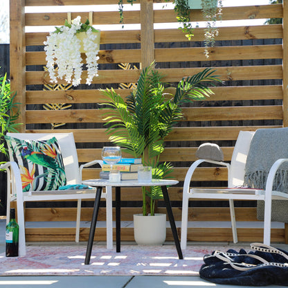 Mercia 7 x 7 (2.0m x 2.0m) Pressure Treated Modern Wooden Pergola