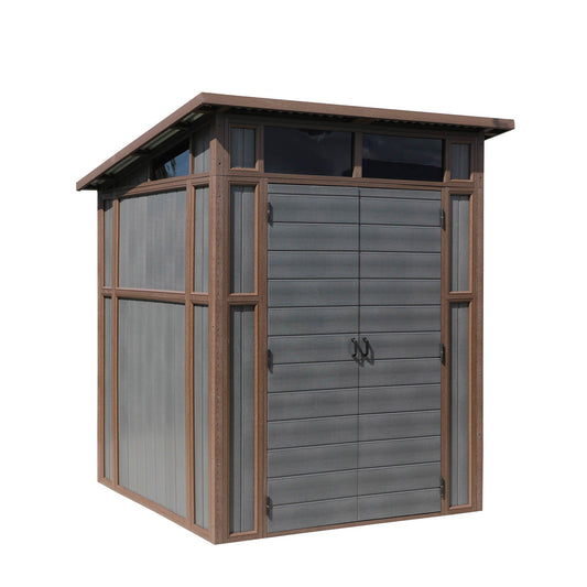 Mercia 7x7 Premium Composite Plastic Pent Shed