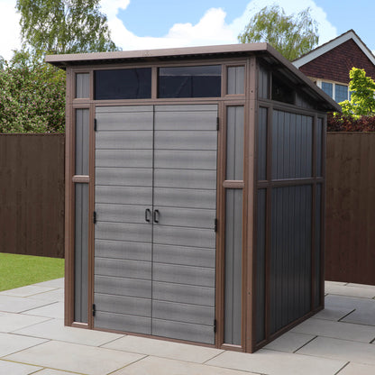 Mercia 7x7 Premium Composite Plastic Pent Shed