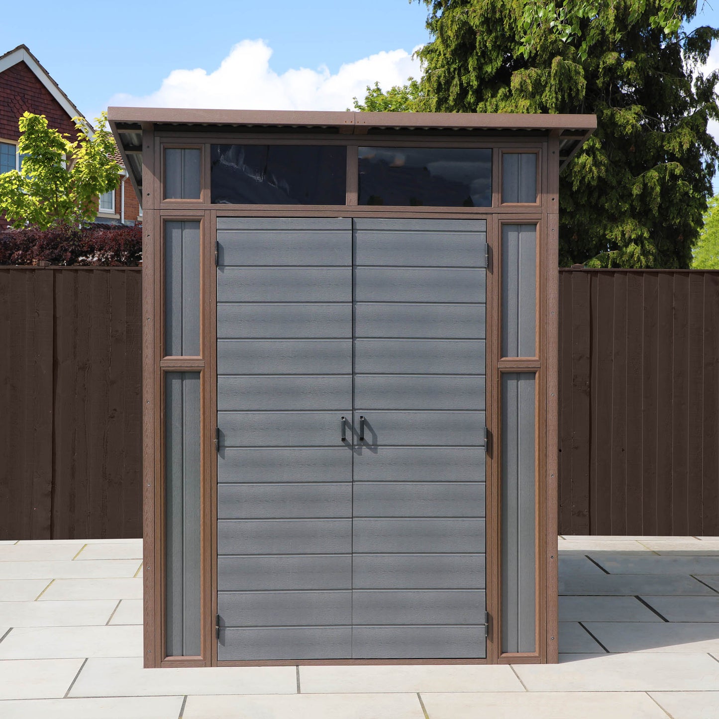 Mercia 7x7 Premium Composite Plastic Pent Shed