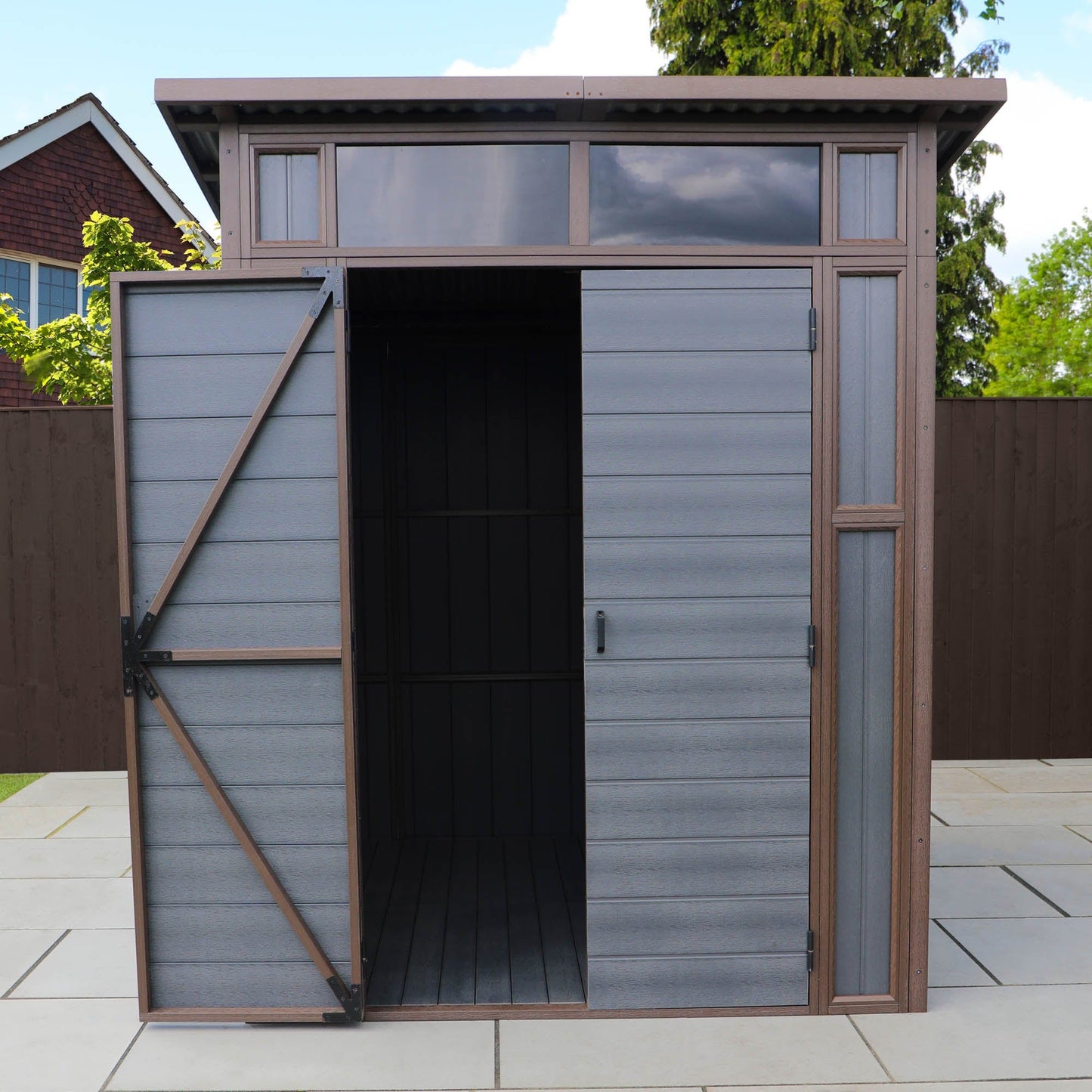 Mercia 7x7 Premium Composite Plastic Pent Shed