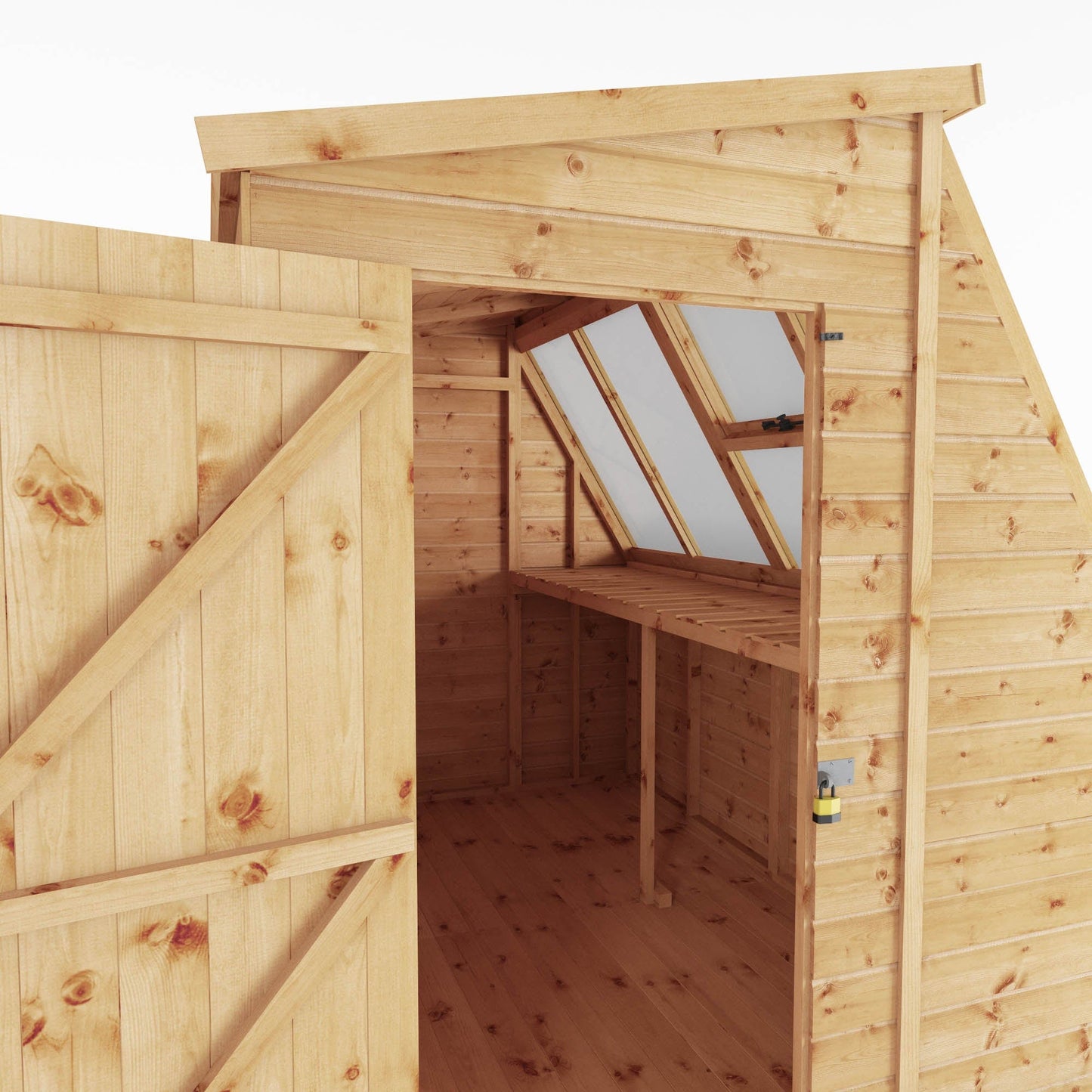 Mercia 8 x 6 Premium Potting Shed Greenhouse