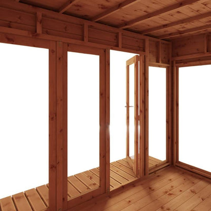 Mercia 12 x 8 Premium Garden Room Summerhouse With Side Shed