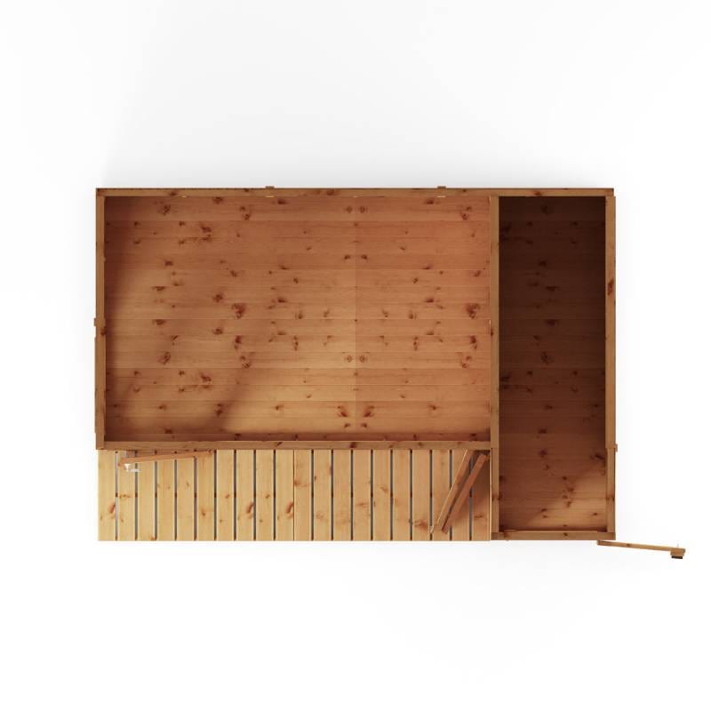 Mercia 12 x 8 Premium Garden Room Summerhouse With Side Shed