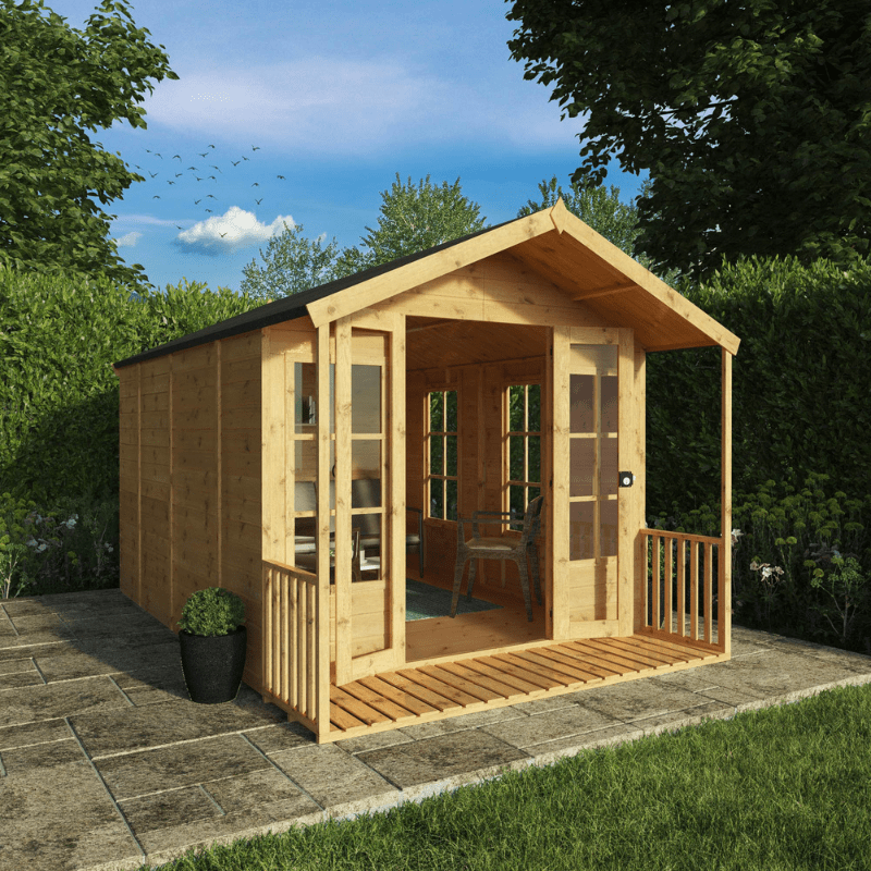 Mercia 12 x 8 Wessex Summerhouse with Veranda