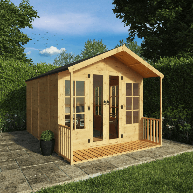 Mercia 12 x 8 Wessex Summerhouse with Veranda