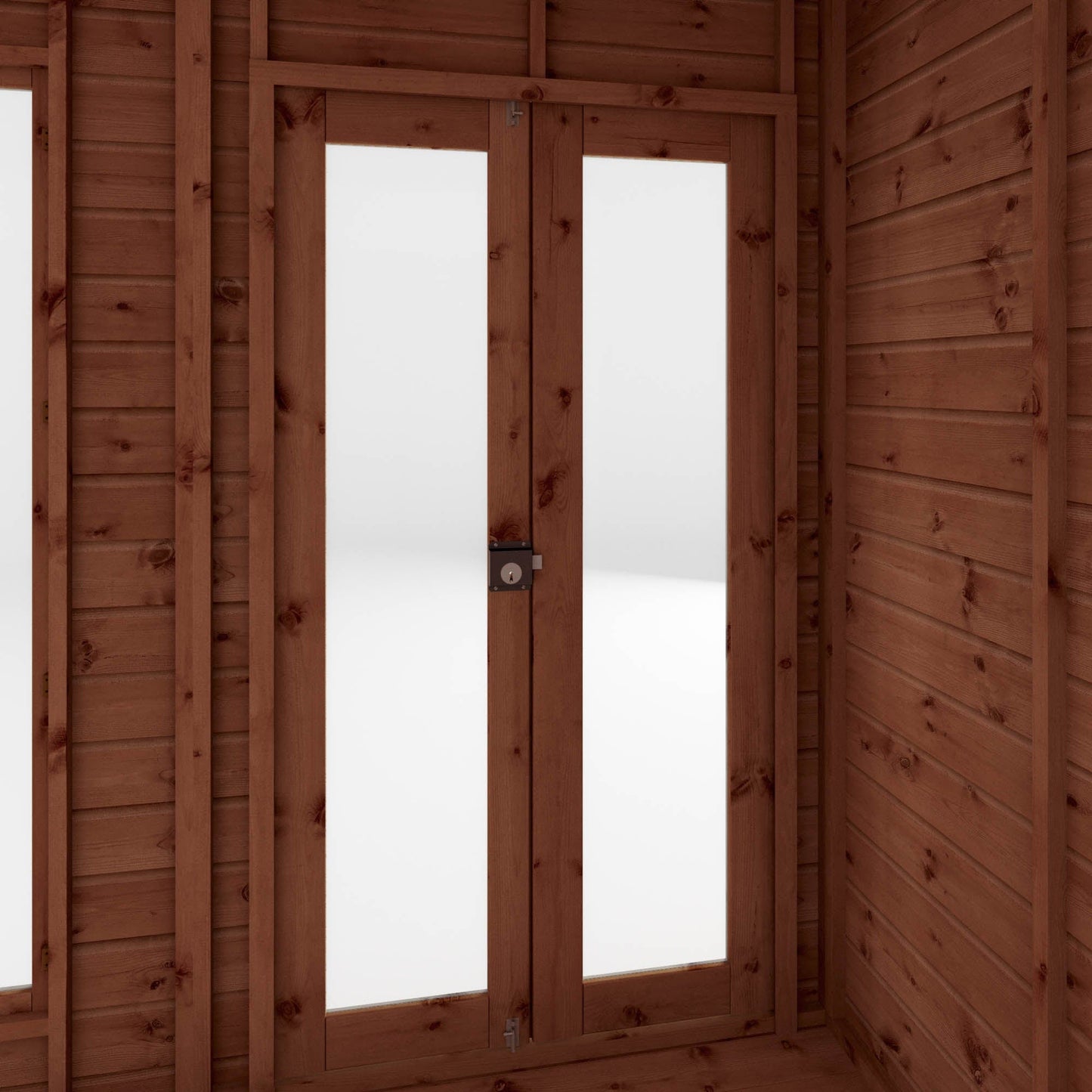 Mercia 14 x 6 Maine Pent Summerhouse with Side Shed