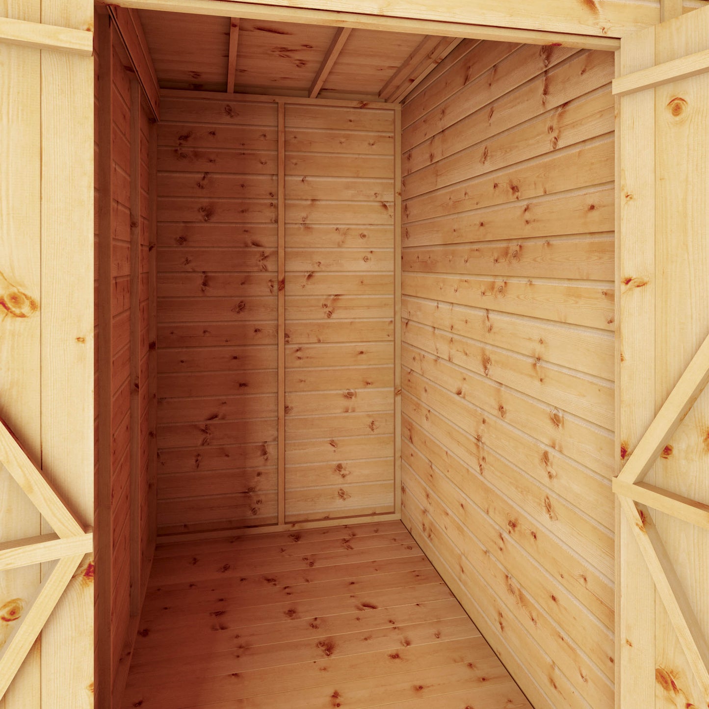 Mercia 14 x 6 Maine Pent Summerhouse with Side Shed