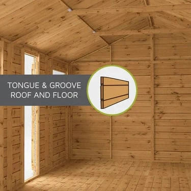 Mercia 6 x 8 Premium Sussex Summerhouse