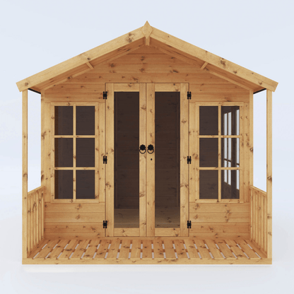 Mercia 8 x 8 Wessex Summerhouse with Veranda