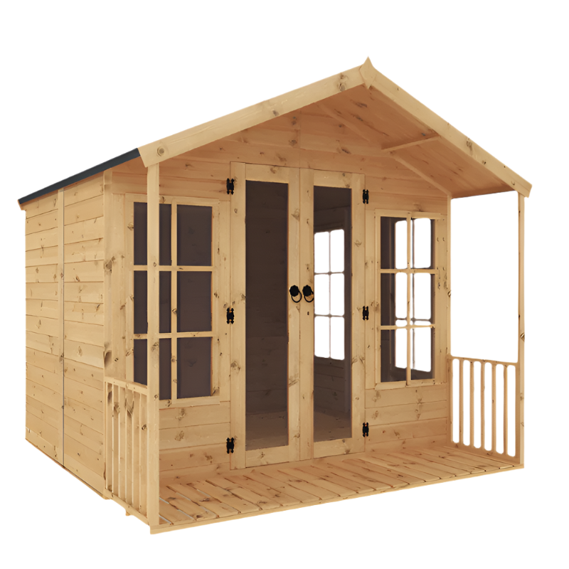 Mercia 8 x 8 Wessex Summerhouse with Veranda
