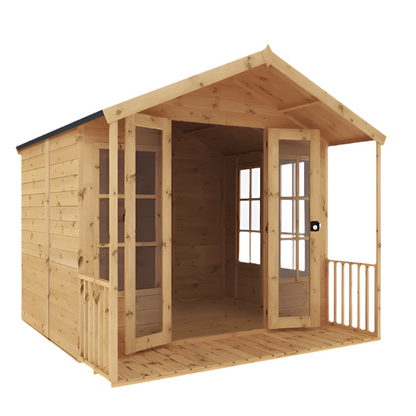 Mercia 8 x 8 Wessex Summerhouse with Veranda