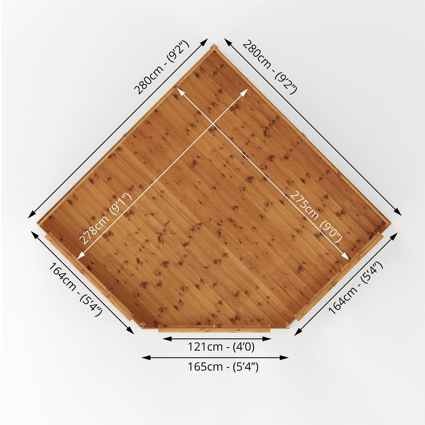 Mercia 9 x 9 Premier Corner Summerhouse