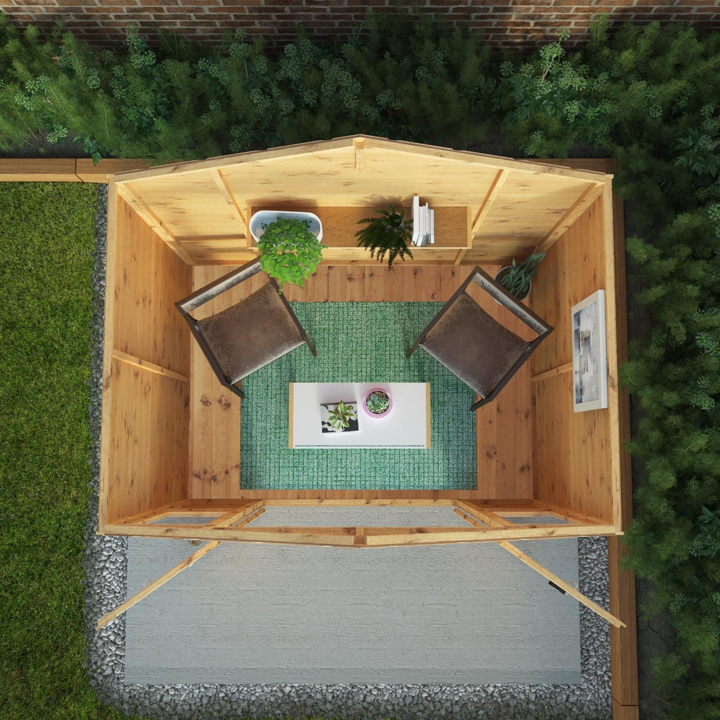 Mercia 7 x 5 Traditional Double Door Summerhouse