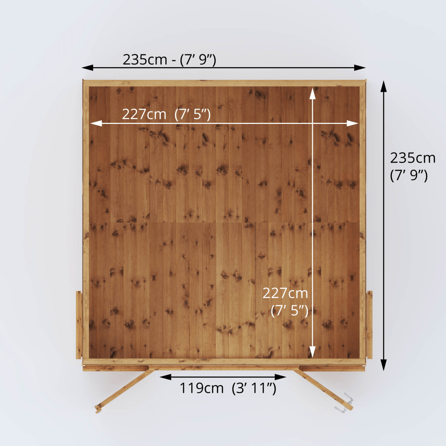Mercia 8 x 8 Helios Curved Roof Summerhouse